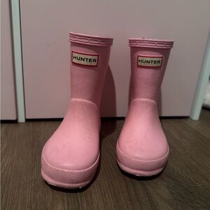 Hunter Blush Pink Waterproof Boots